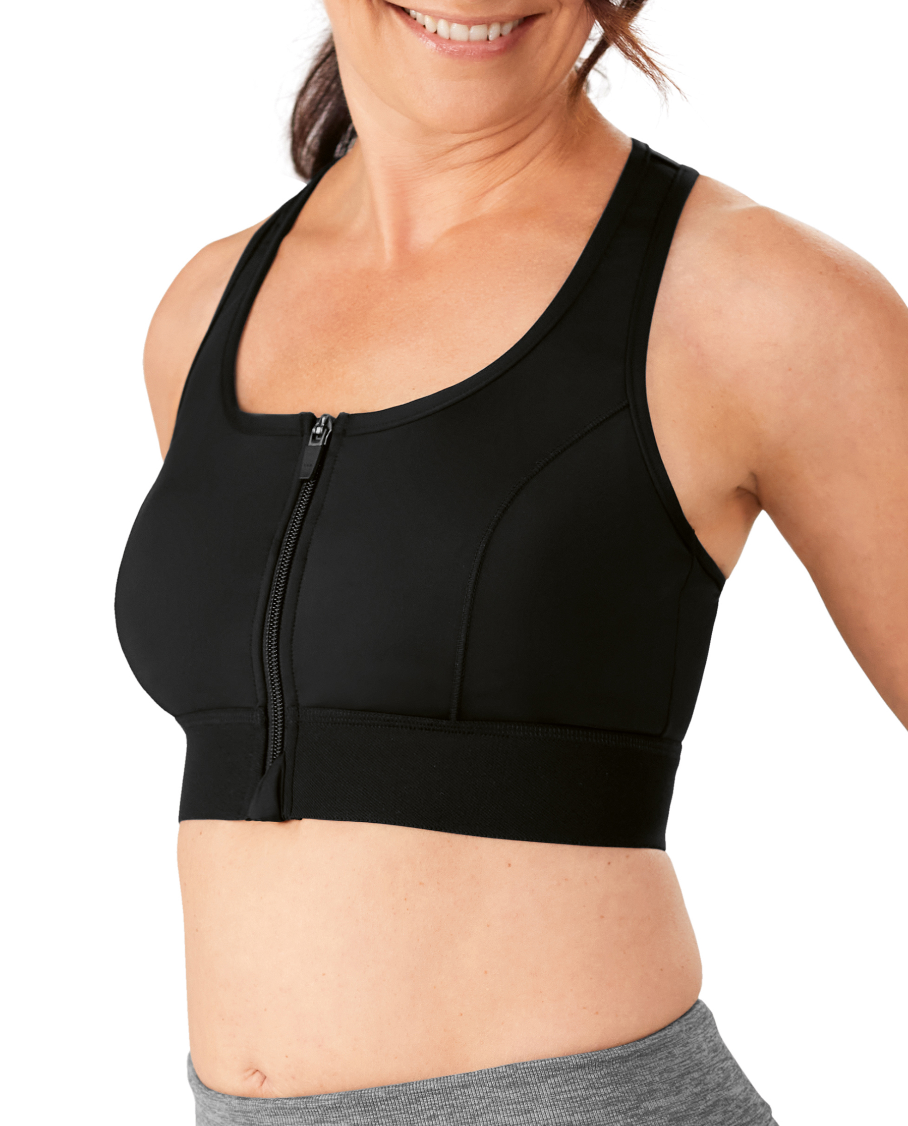 Soutien-gorge de sport Zipper